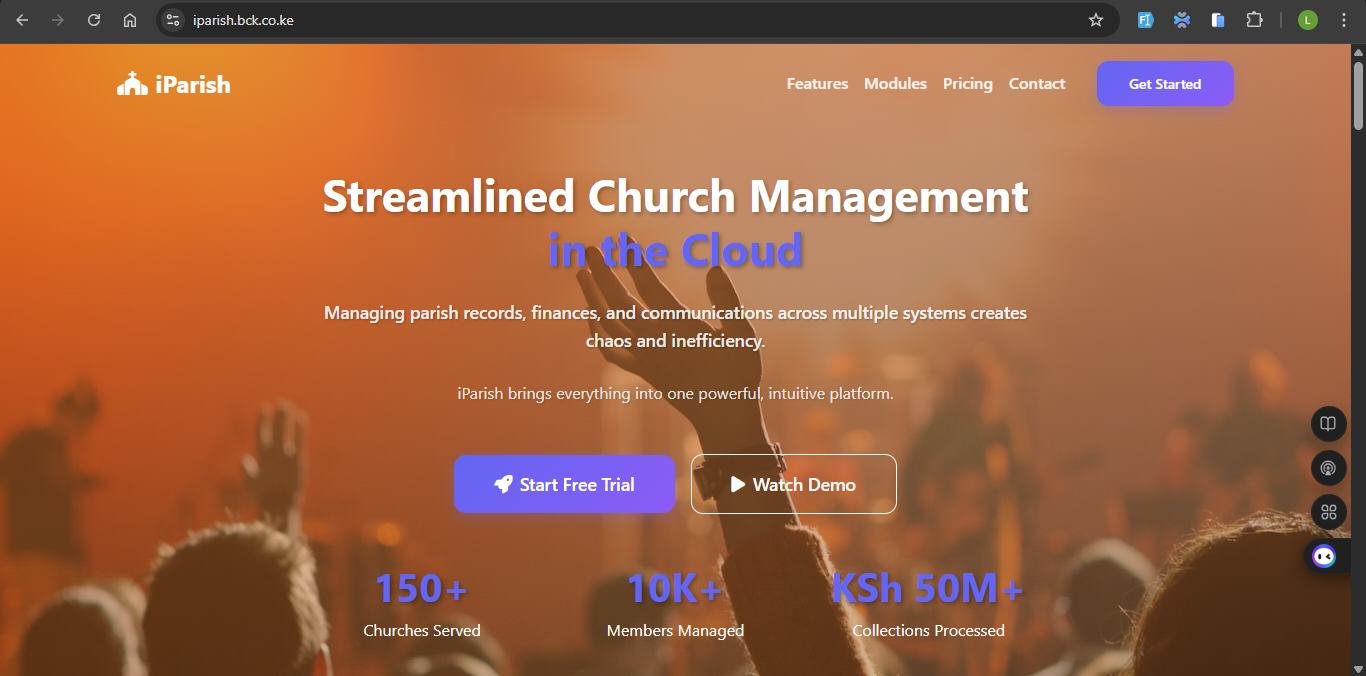 iParish CMS Platform